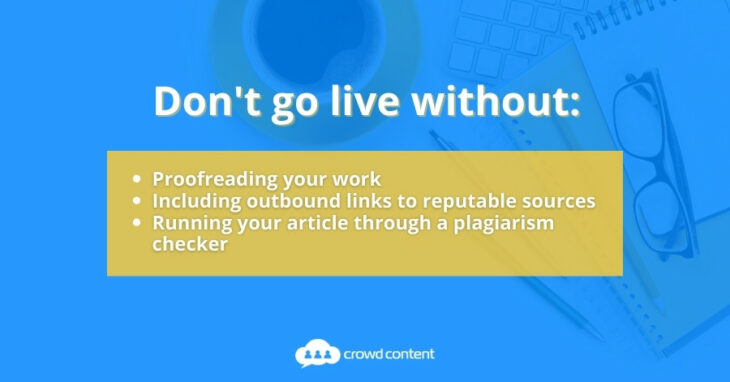 Go live SEO checklist